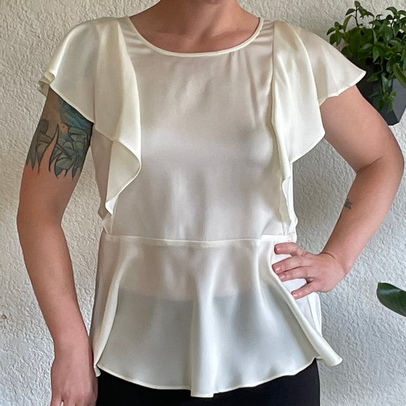 DKNY Cream / Ivory Top - Picture 6 of 8